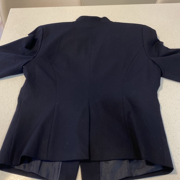 Larry Levine navy blazer sz 10 - Picture 6 of 6